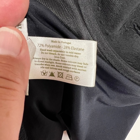 Heidi Klein Womens Gold Logo Clasp Backless Flutter Bust One Piece Swimsuit - Picture 7 of 11